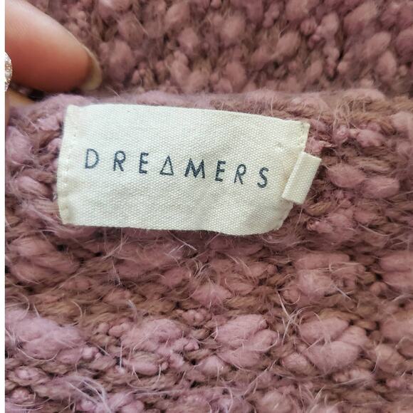 Dreamers Cozy Oversize Pink Sweater M/L - Picture 6 of 9